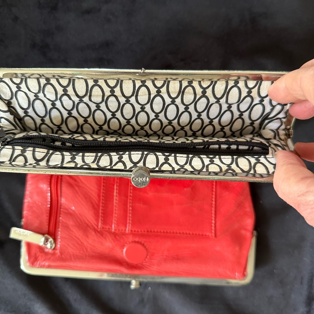 Hobo patent leather wallet Lauren
